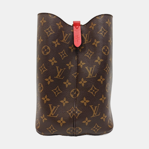 NÉONOÉ MM Monogram Coated Canvas Brown