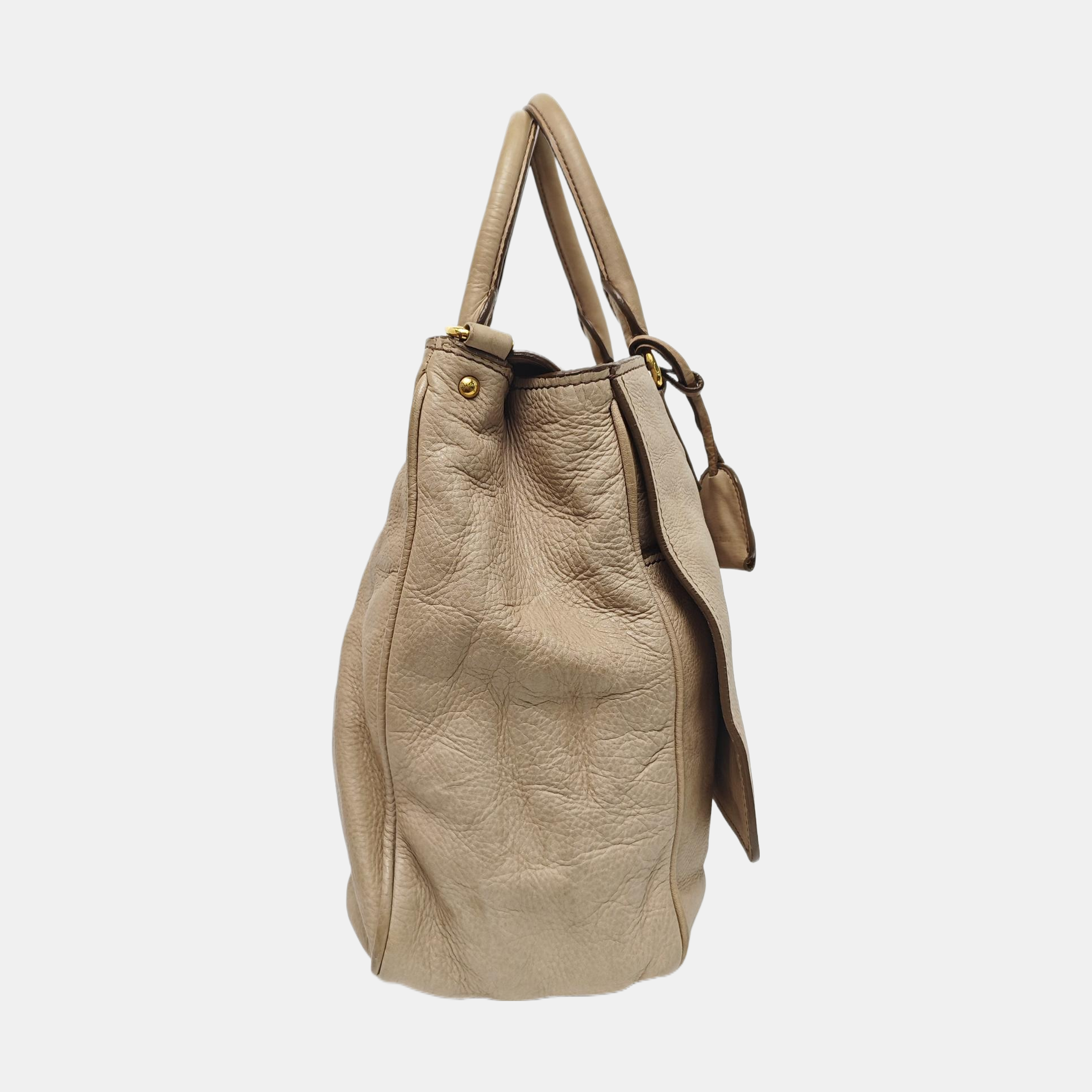 Calfskin Tote Bag Beige
