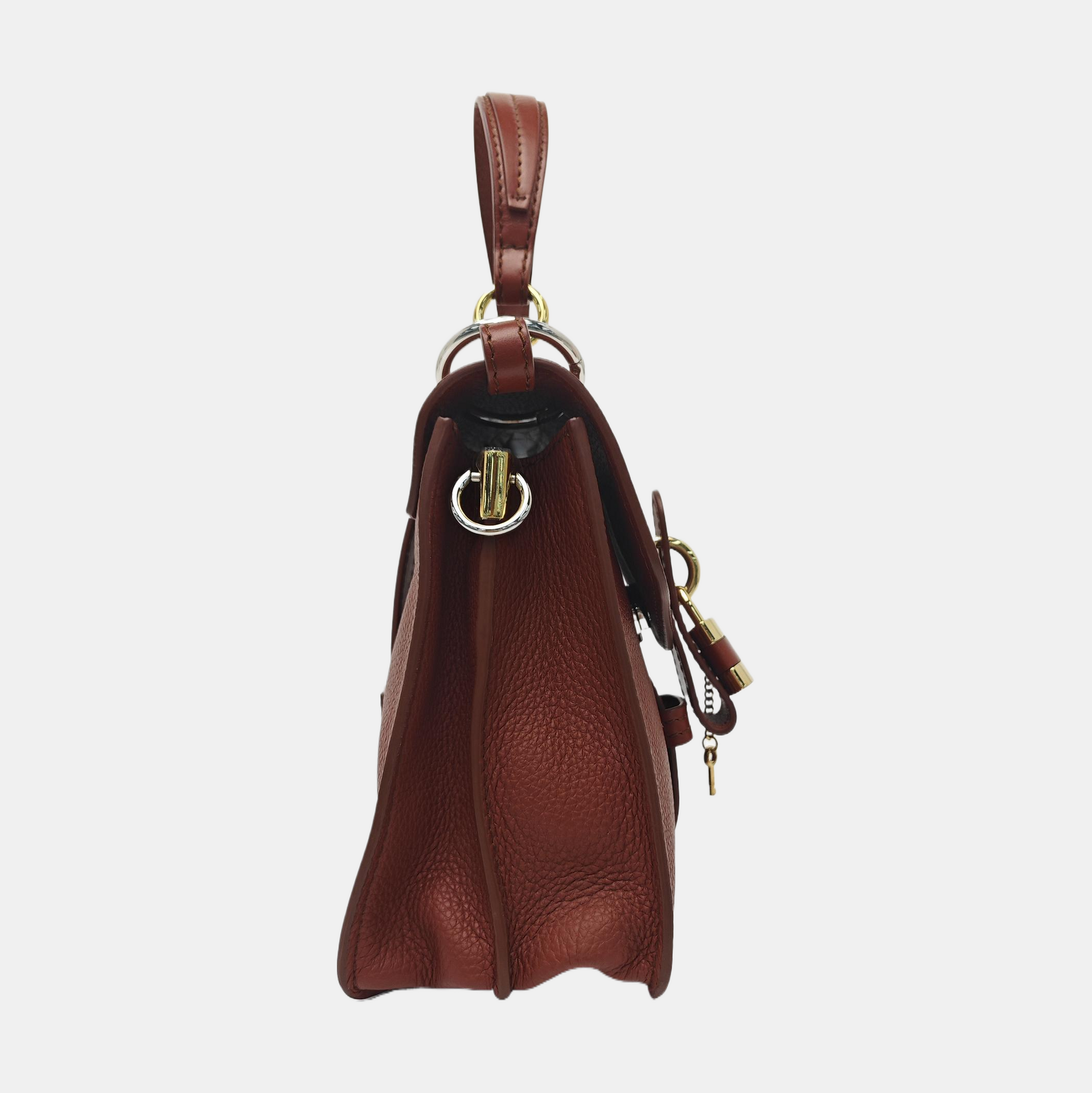 Aby Small Calfskin Brown