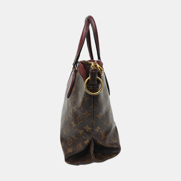 FLOWER Monogram Coated Canvas Brown