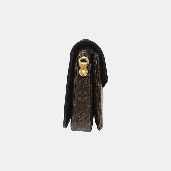 MÉTIS MM Monogram Coated Canvas Brown