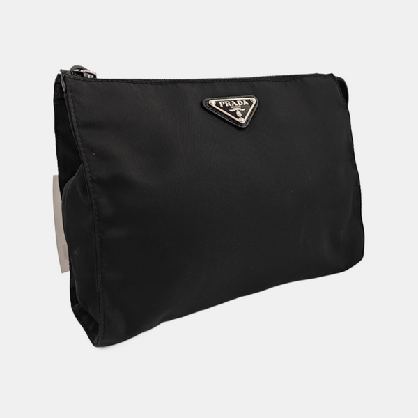 Nylon Clutch Black