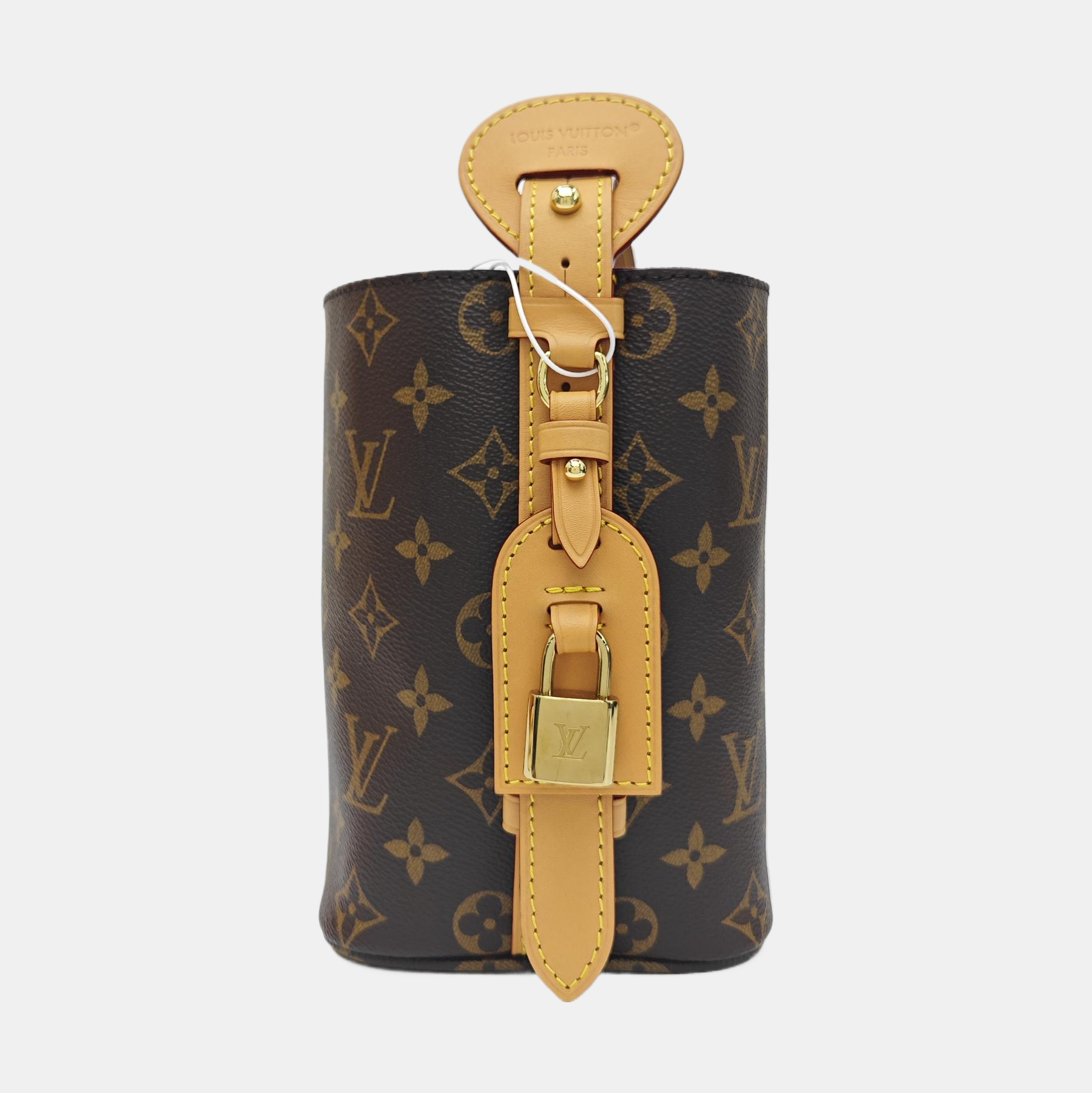 ALL IN Monogram Coated Canvas Brown