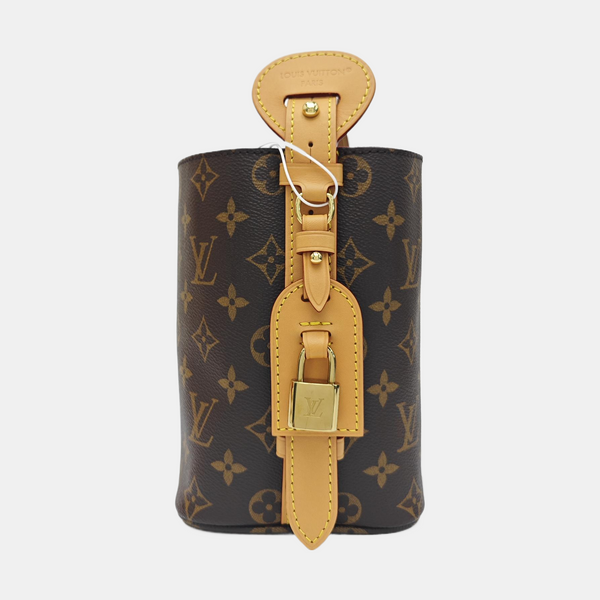 ALL IN Monogram Coated Canvas Brown