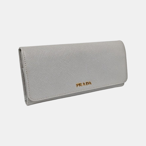 Leather Wallet Gray