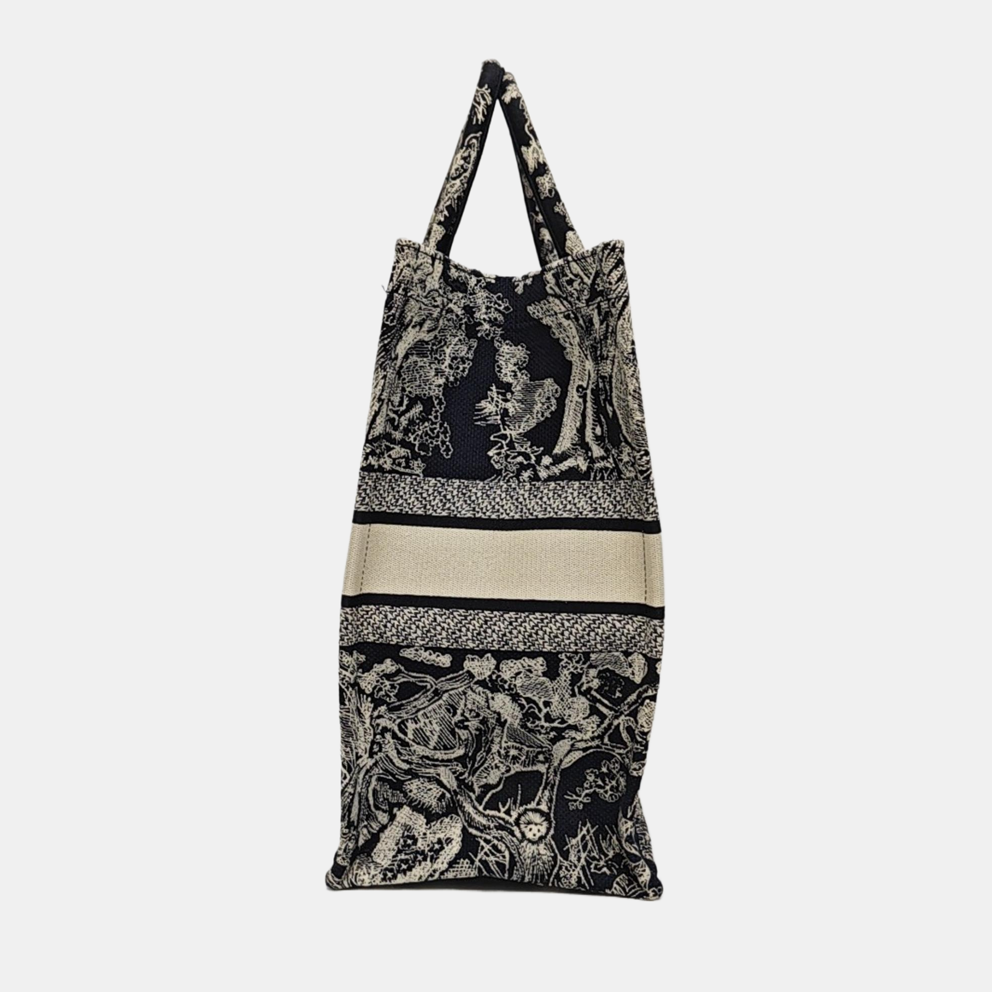 Bolso de mano grande de lona azul