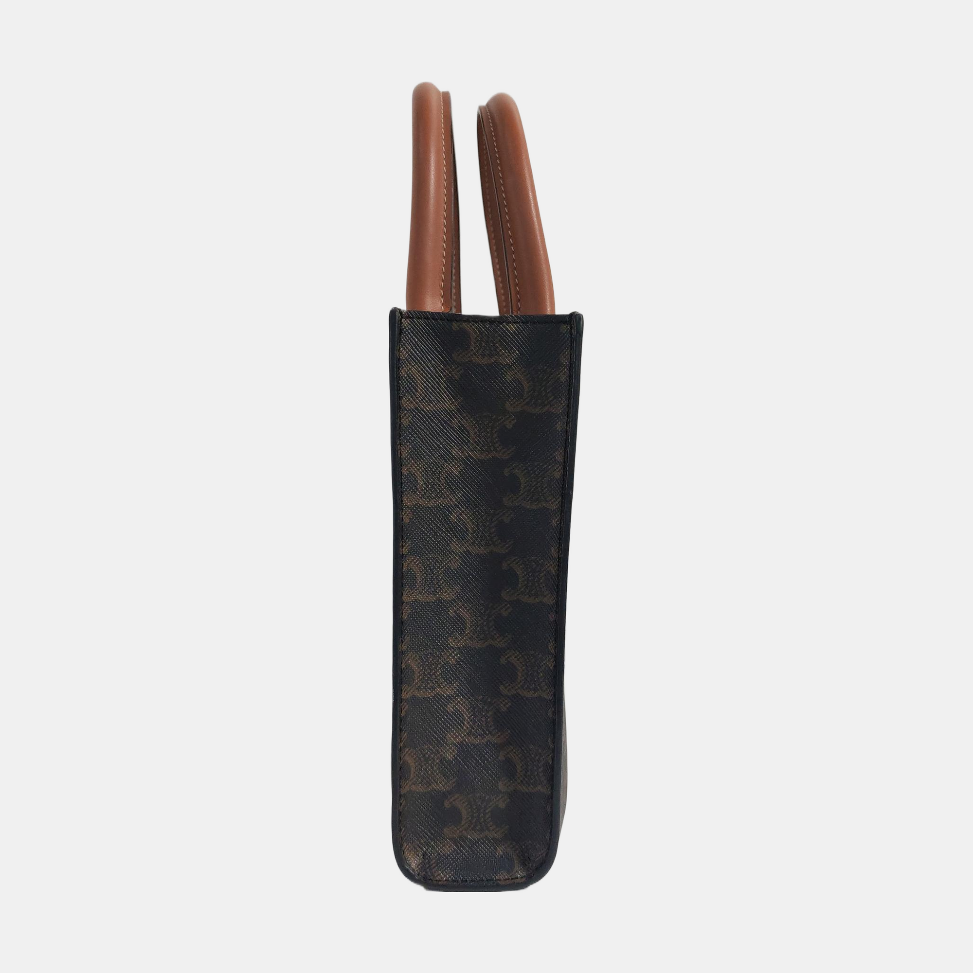 CABAS CELINE Mini Coated Canvas Brown