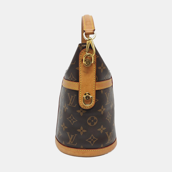 DUFFLE Monogram Coated Canvas Brown