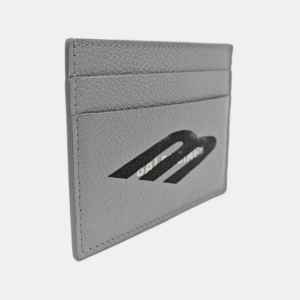 Cash Calfskin Gray Card Holder