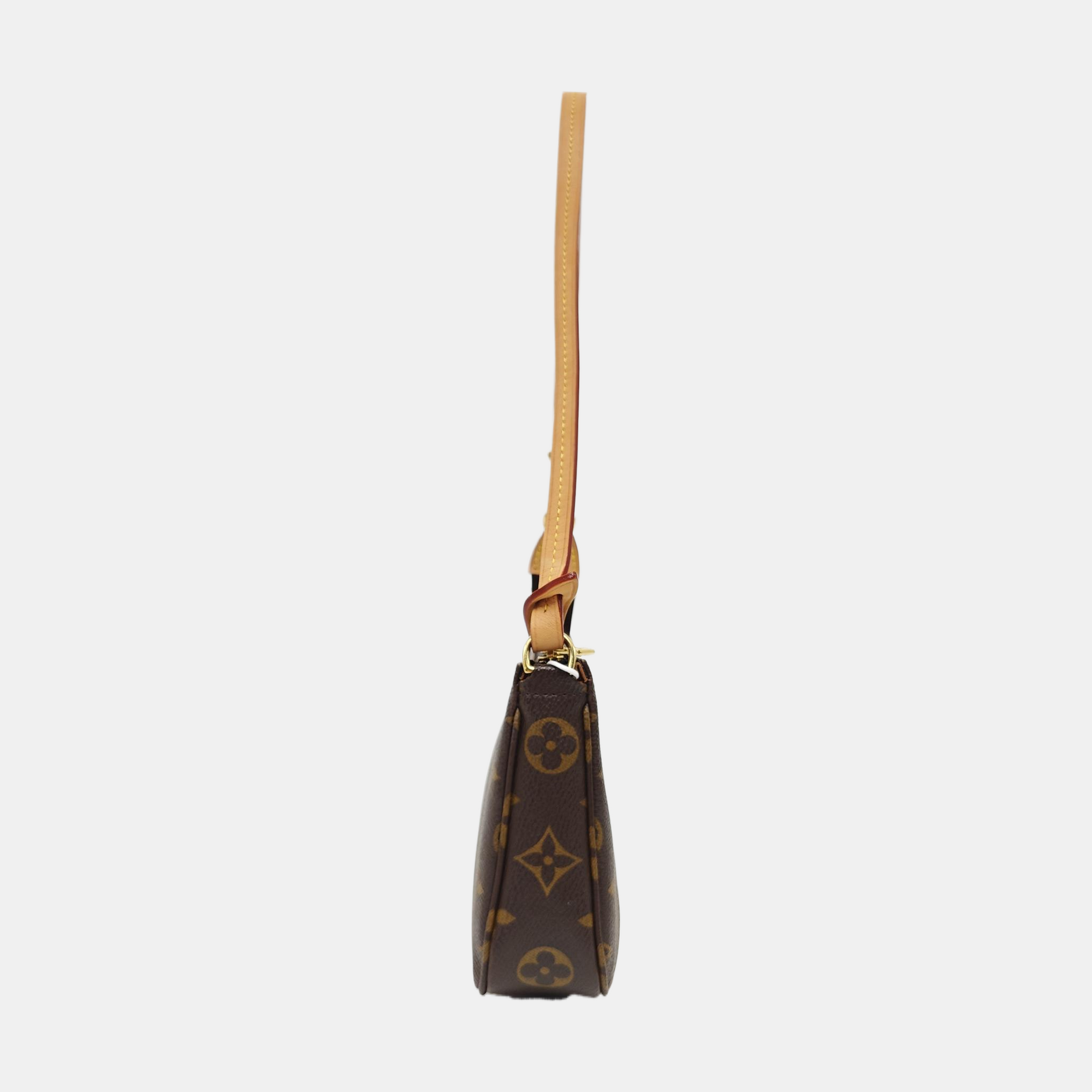 POCHETTE ACCESSOIRES GM Monogram Coated Canvas Brown