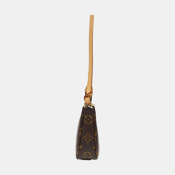 POCHETTE ACCESSOIRES GM Monogram Coated Canvas Brown