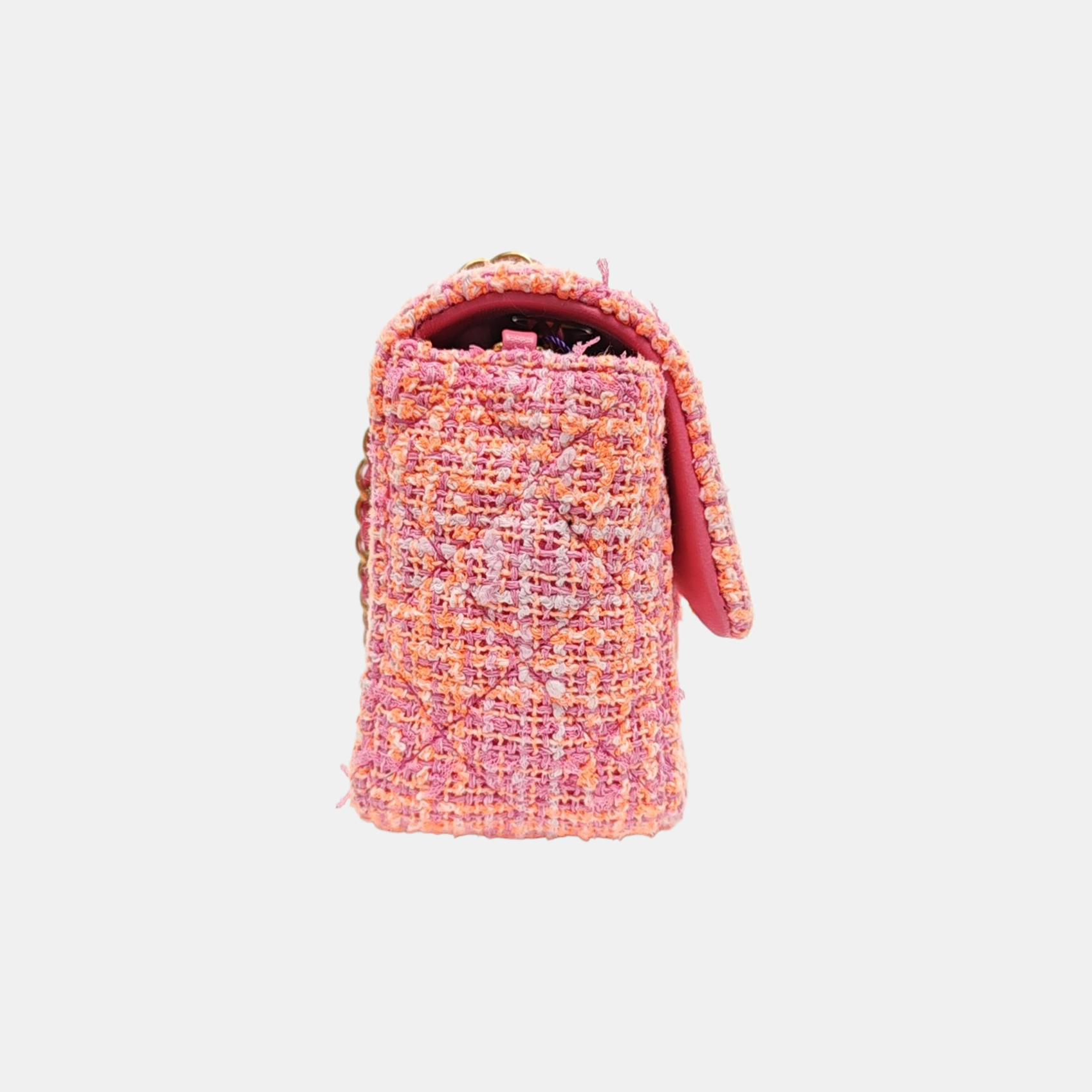 CLASSIC FLAP Mini Quilted Wool Red