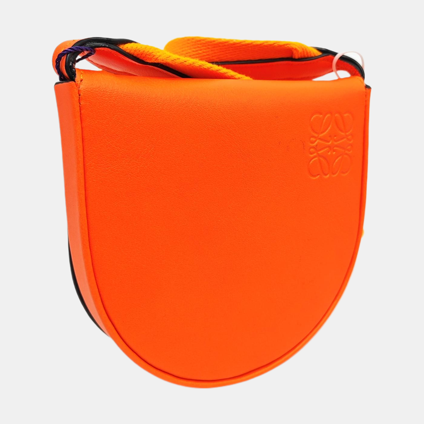 Heel Small Calfskin Orange
