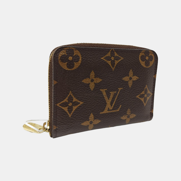 ZIPPY Monogram Coated Canvas Brown Wallet