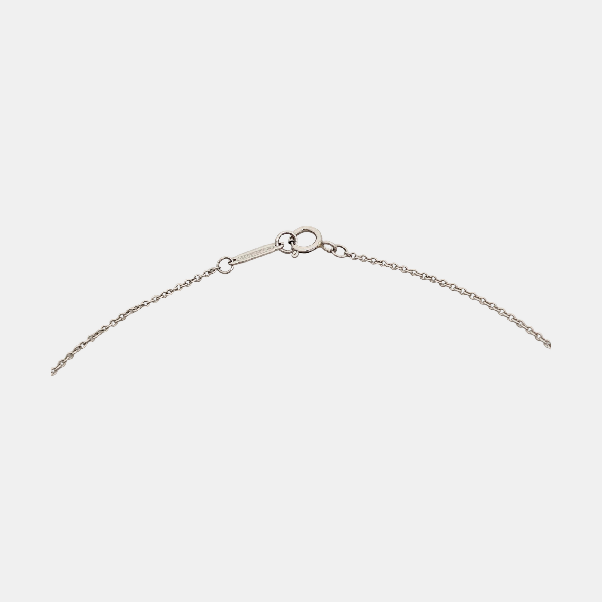 Tiffany Keys Platinum 950 Silver Necklace