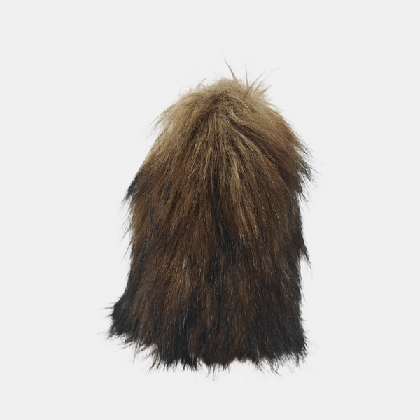 Fur Shoulder Bag Brown