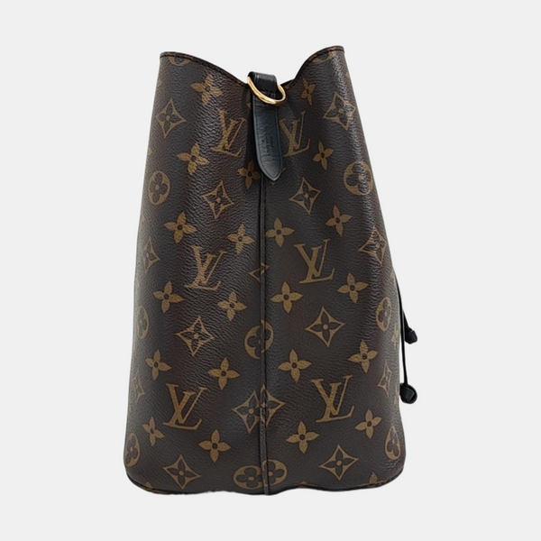NÉONOÉ MM Monogram Coated Canvas Brown