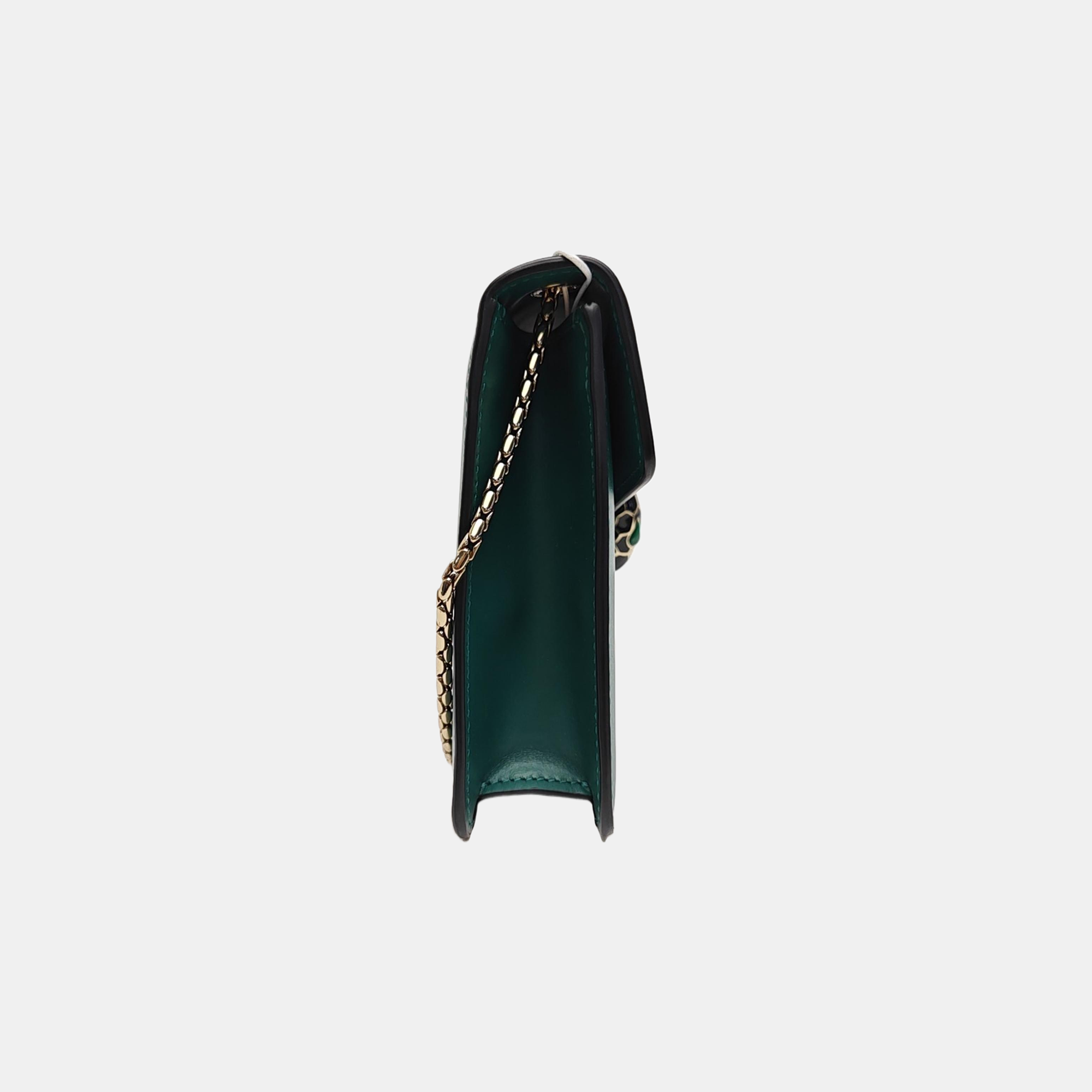SERPENTI FOREVER Small Calfskin Green