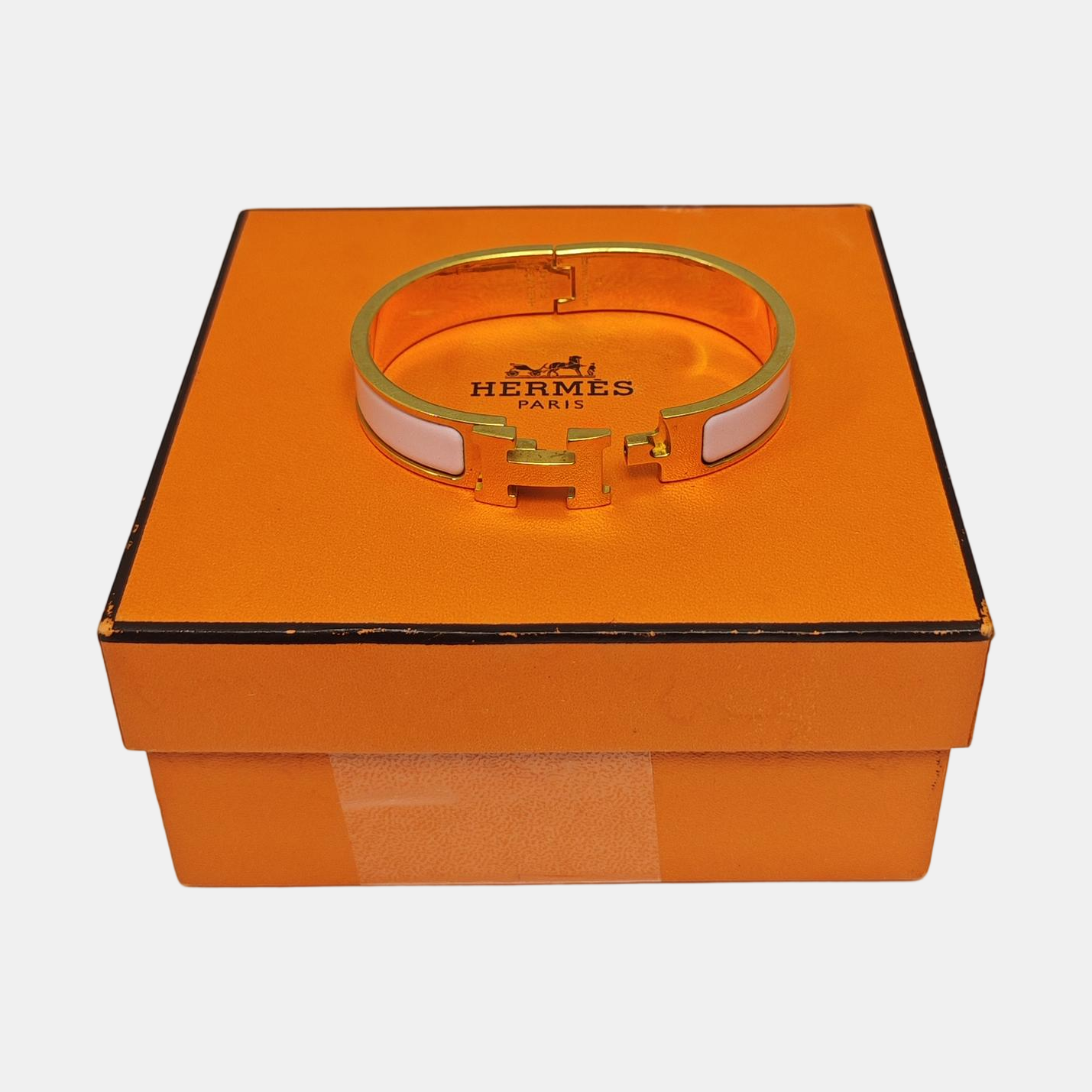 Clic H Metal Gold Bangle