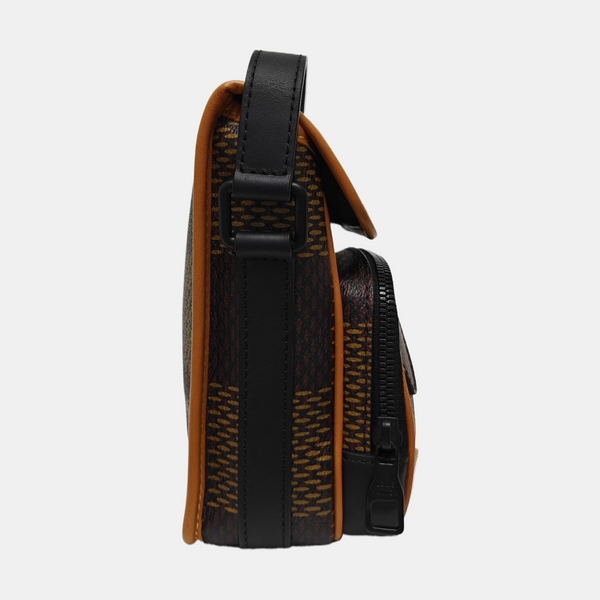 AMAZON Nano Damier Ebene Coated Canvas Brown