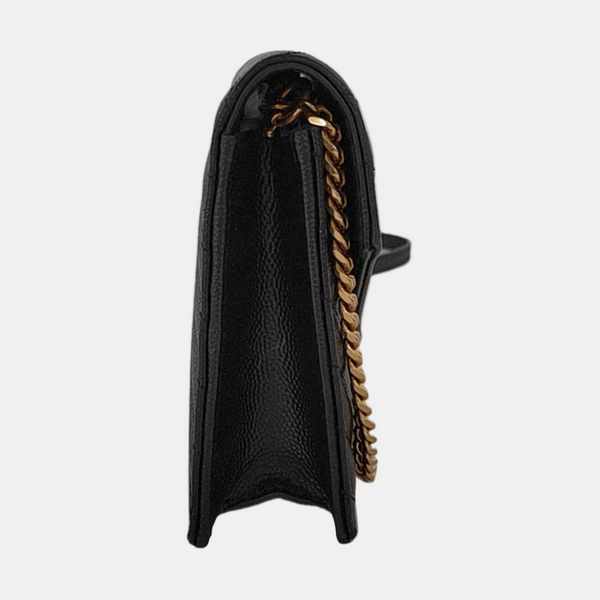 MONOGRAM WOC Chevron Calfskin Black