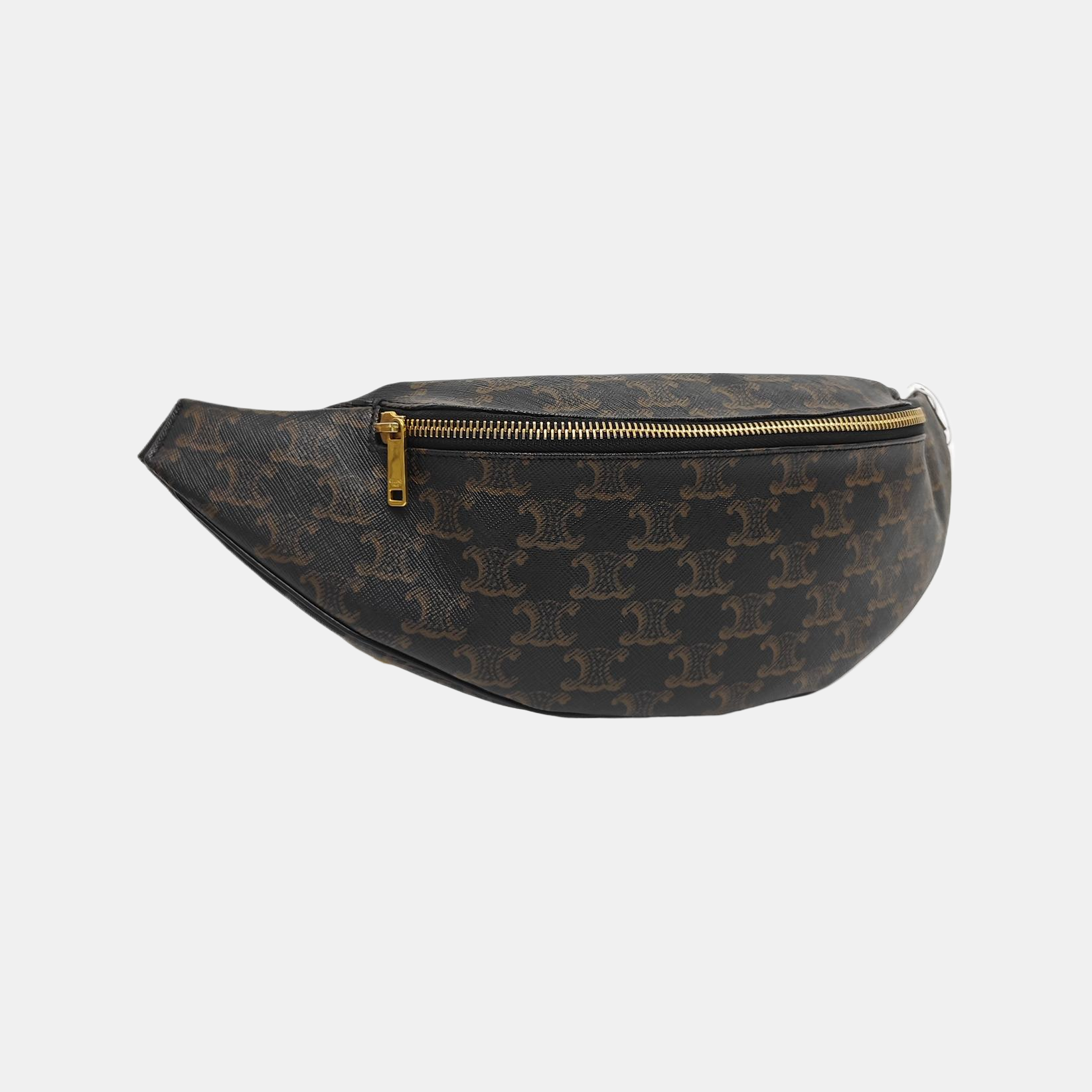 TRIOMPHE CANVAS Large Coated Canvas Black