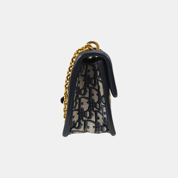 30 Montaigne East-West Oblique Canvas Blue