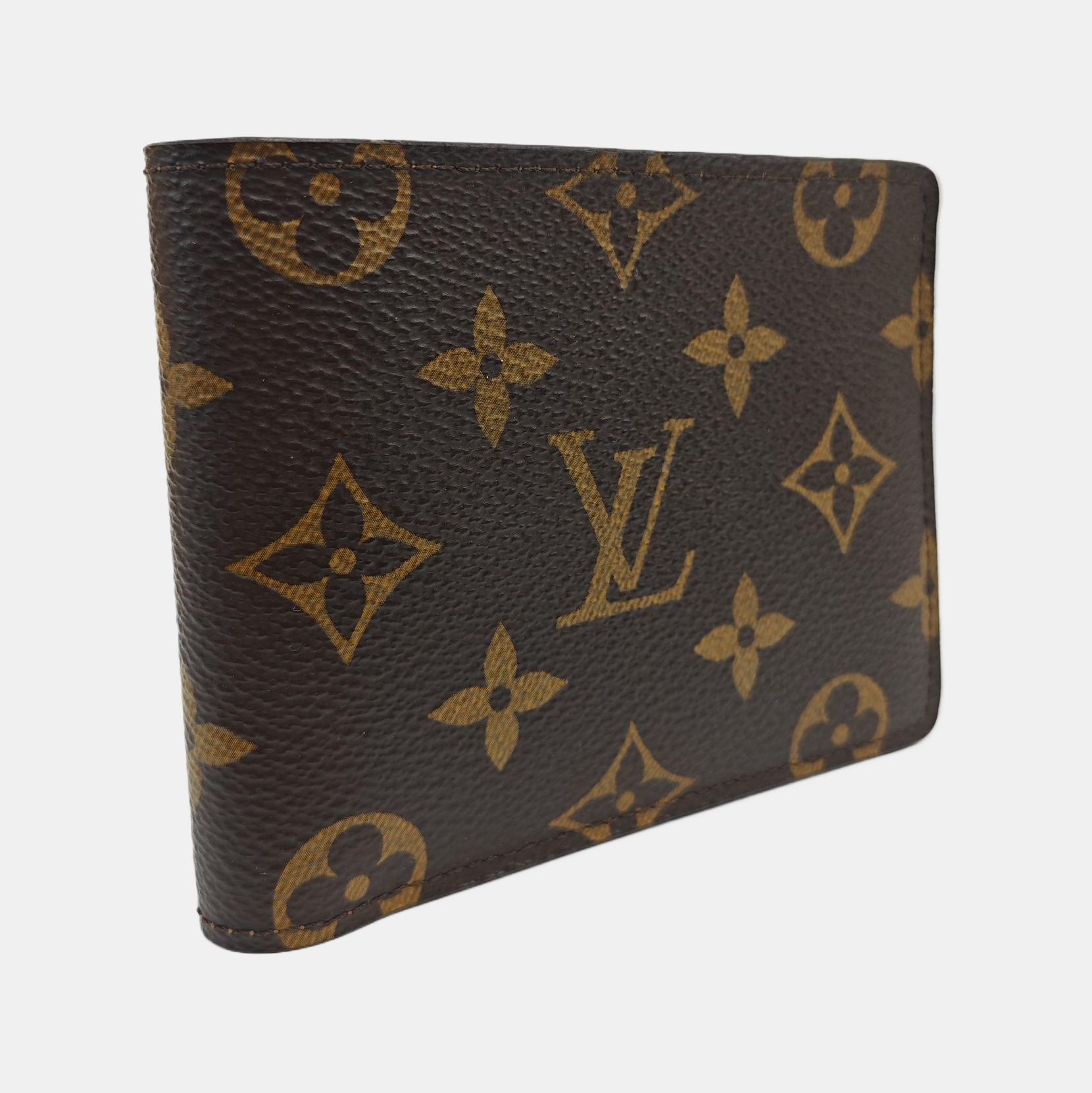 MARCO Monogram Coated Canvas Brown Wallet