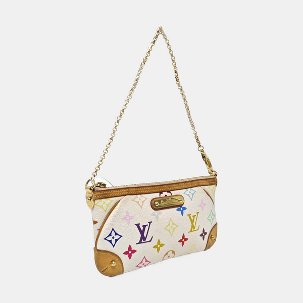 LV × TM VINTAGE MILLA Monogram Coated Canvas White