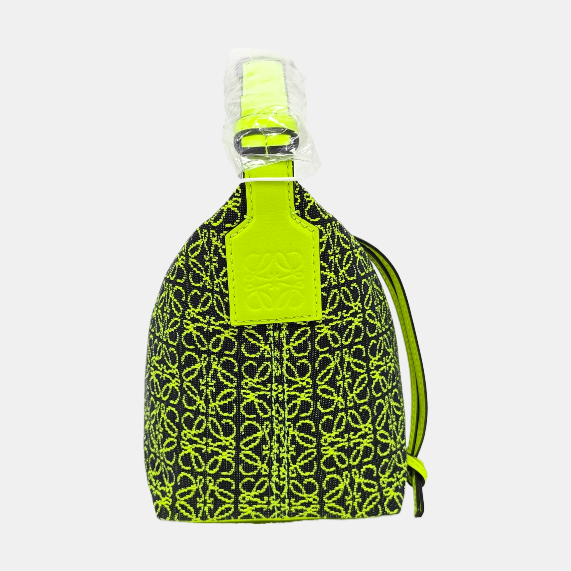 Fabric Top Handle Bag Small Yellow