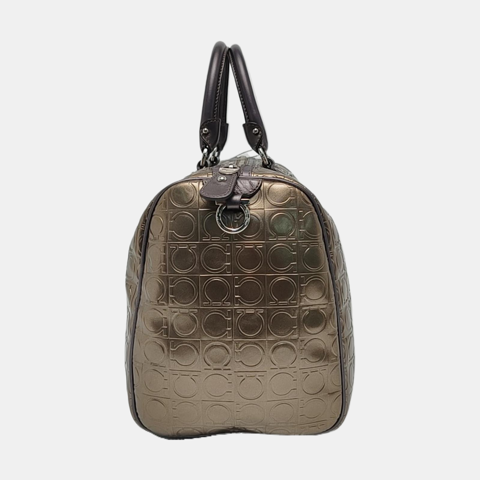 Gancini Calfskin Beige