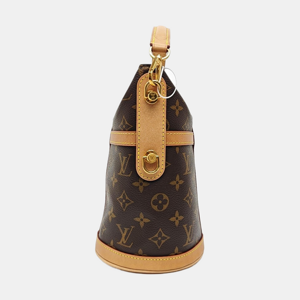 DUFFLE Monogram Coated Canvas Brown