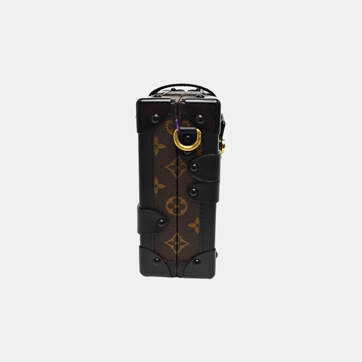 PETITE MALLE Monogram Coated Canvas Brown