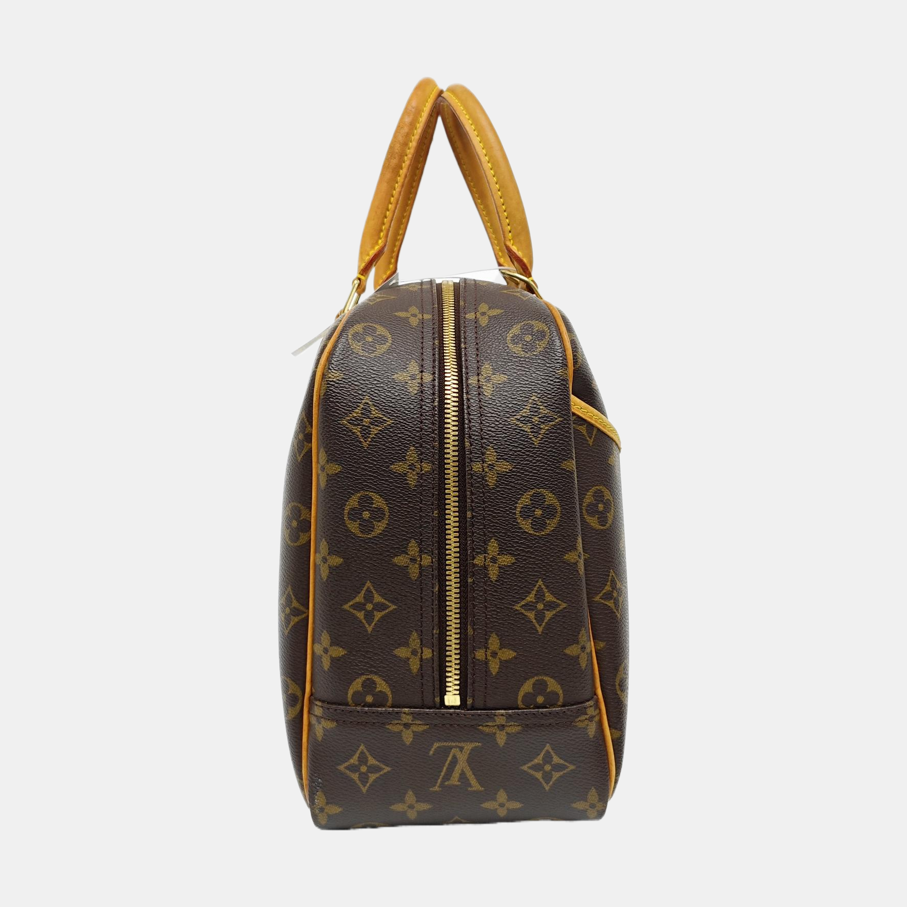 DEAUVILLE Monogram Coated Canvas Brown