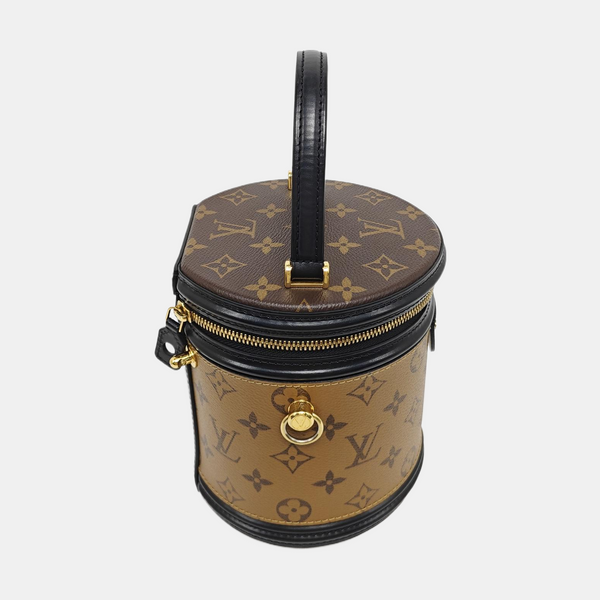 CANNES PM Monogram Coated Canvas Brown