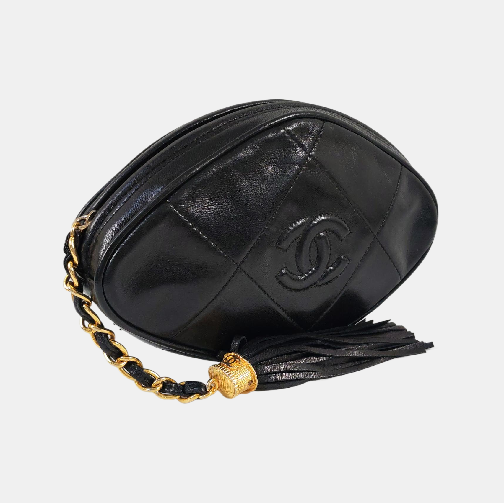Quilted Lambskin Black