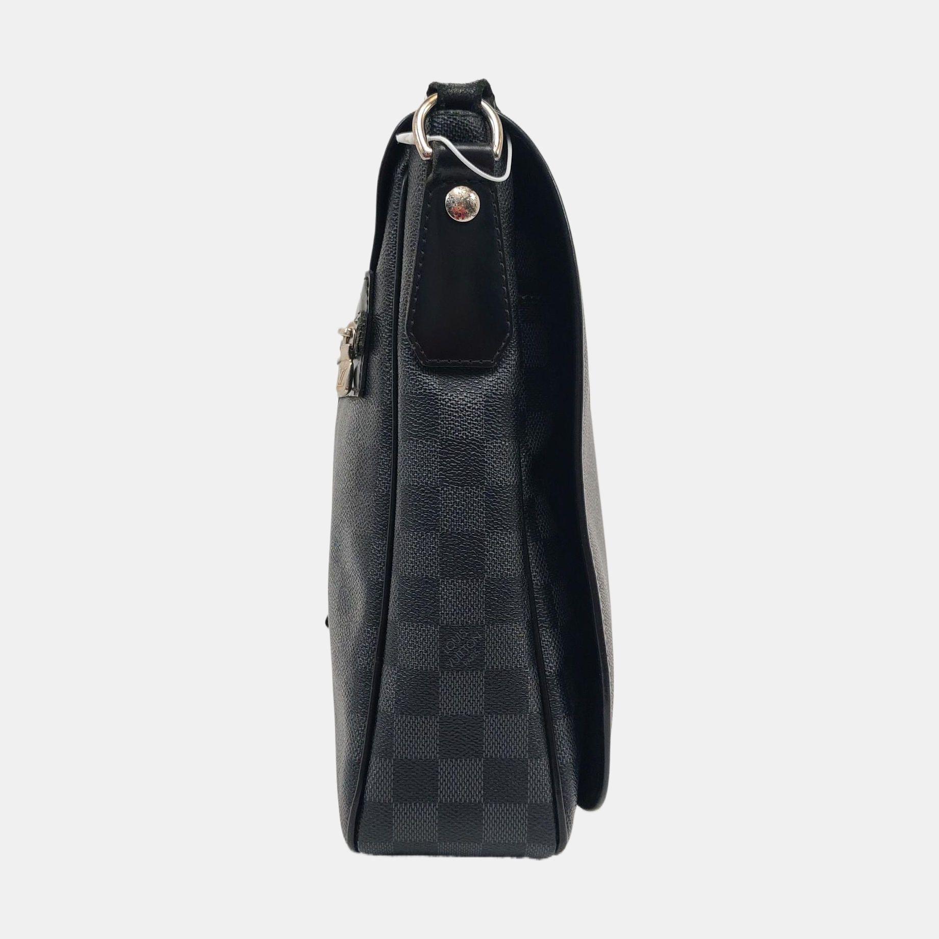 DANIEL Damier Graphite Coated Canvas Gray