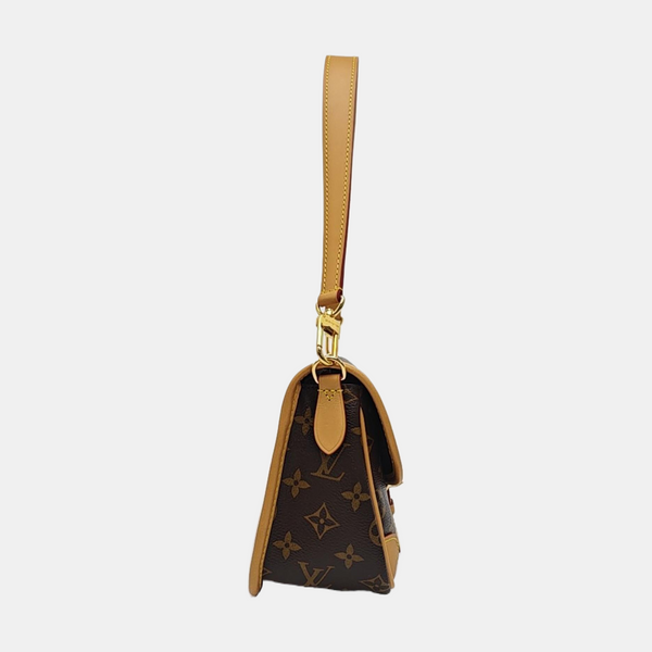 DIANE Monogram Coated Canvas Brown