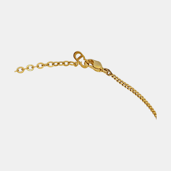 Petit CD Metal Gold Necklace