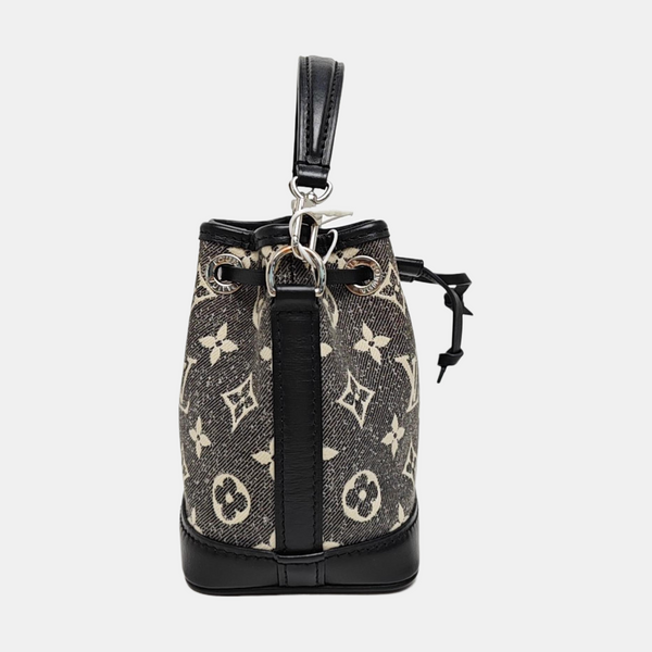 NOÉ Nano Monogram Canvas Gray