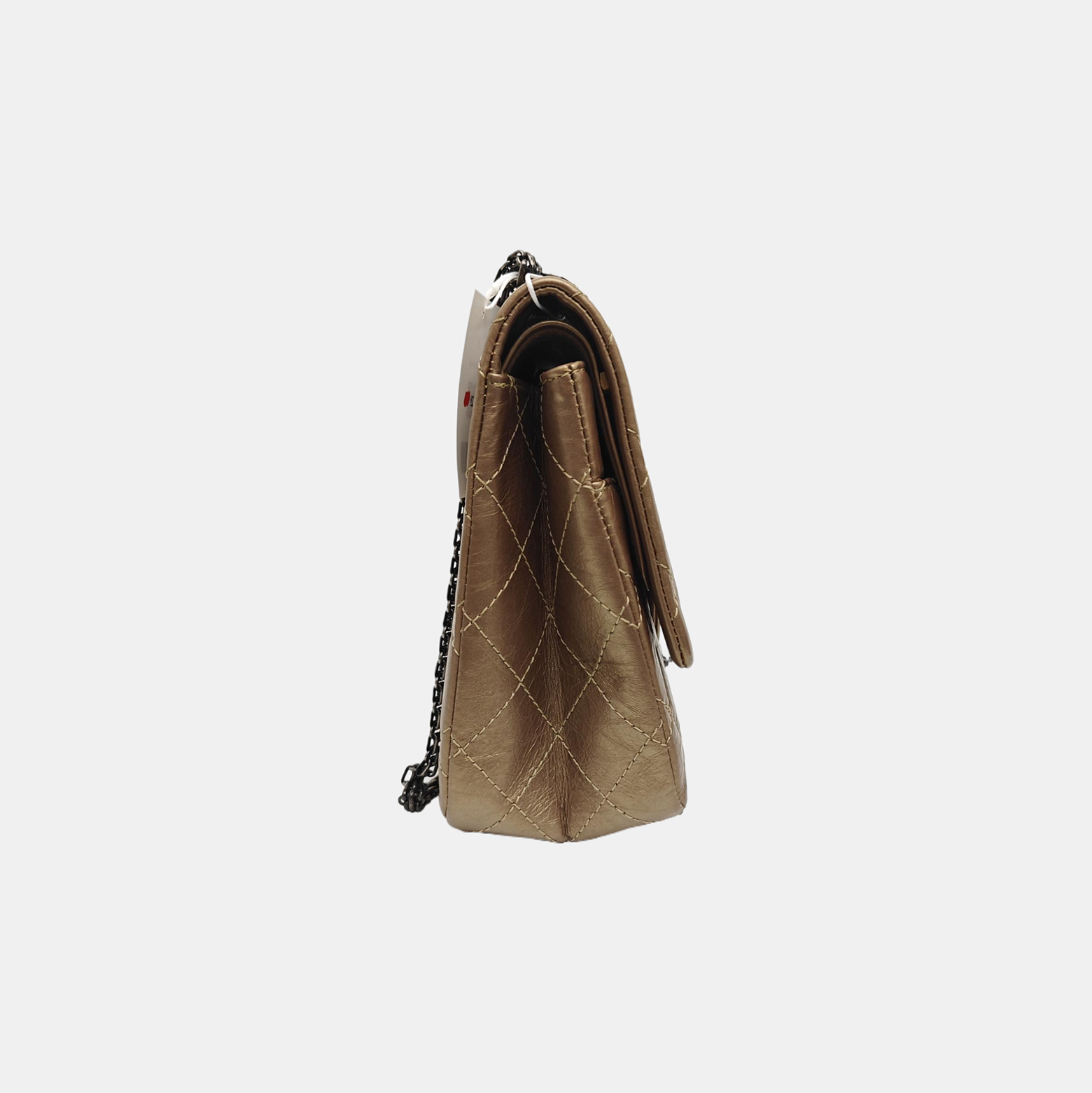 2.55 Maxi Quilted Calfskin Gold