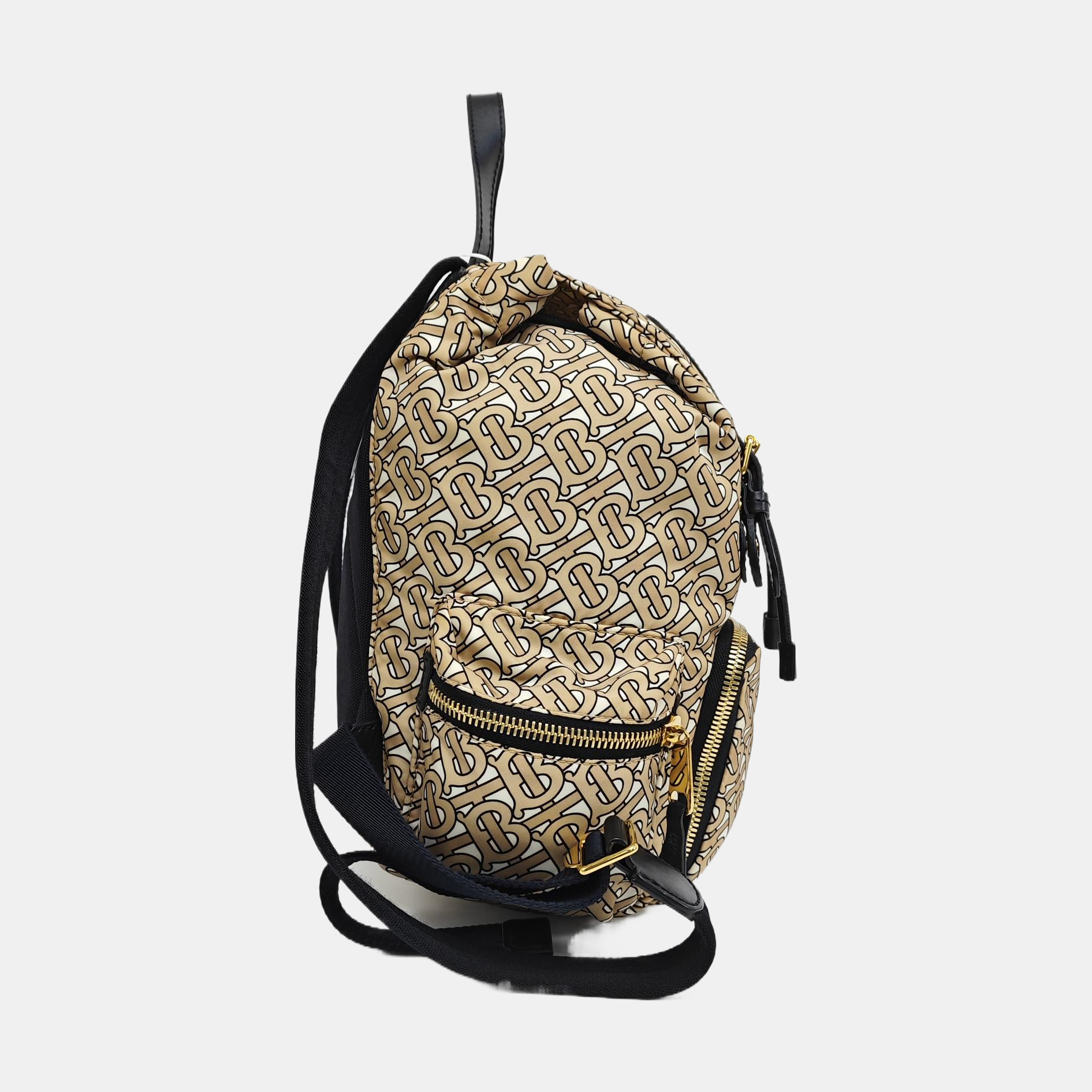 The Rucksack Medium Nylon Beige