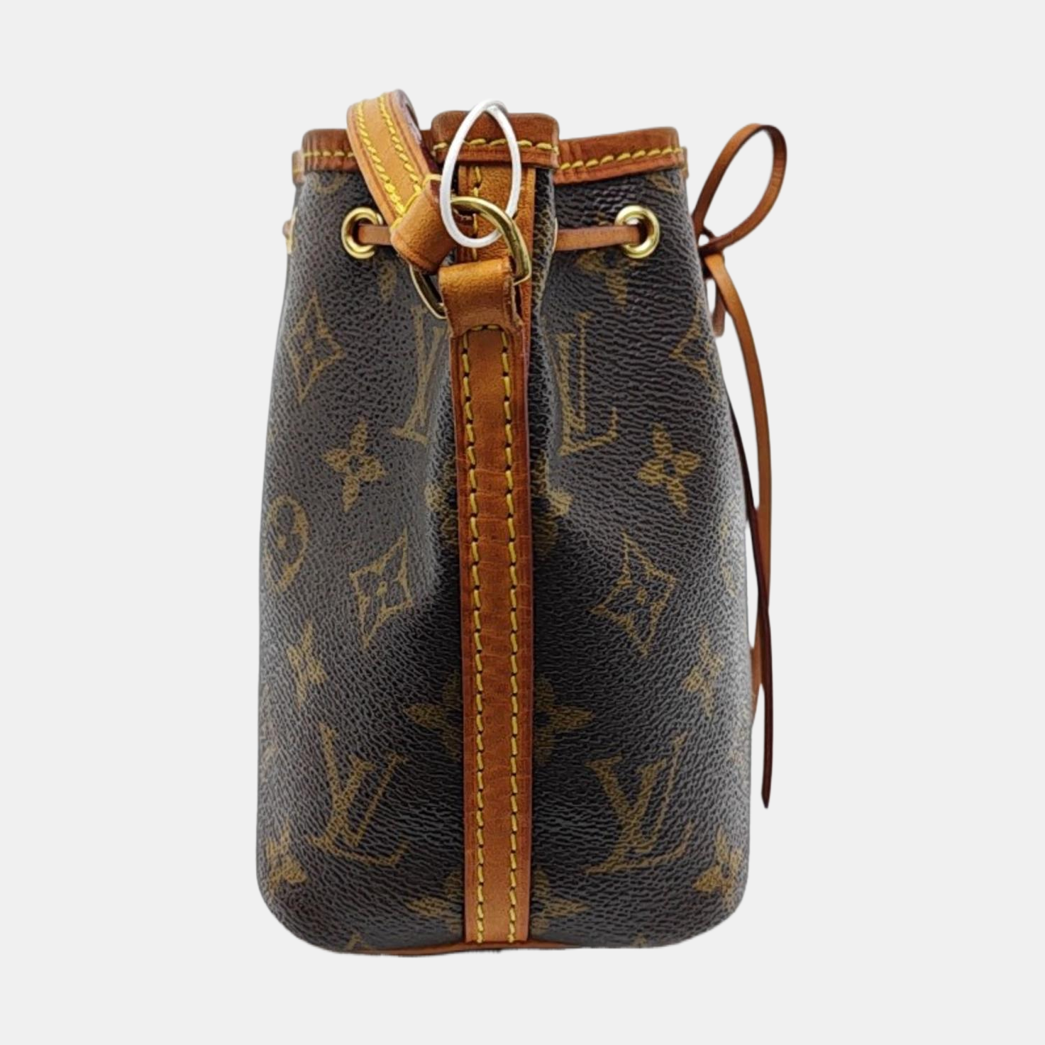 NÉONOÉ Nano Monogram Coated Canvas Brown