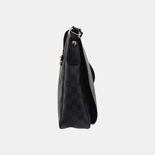 DANIEL Damier Graphite Coated Canvas Gray