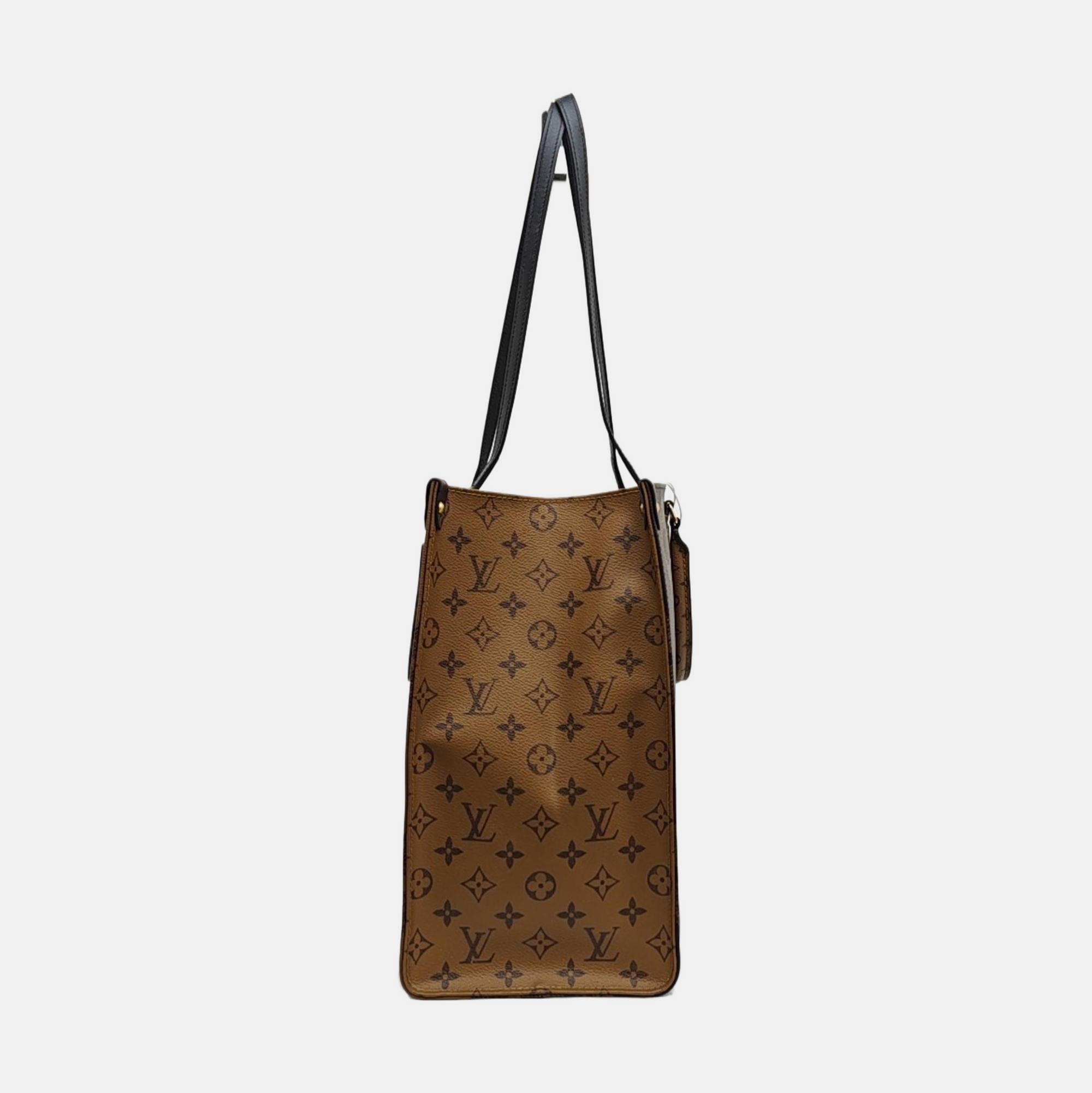 ONTHEGO GM Monogram Coated Canvas Brown