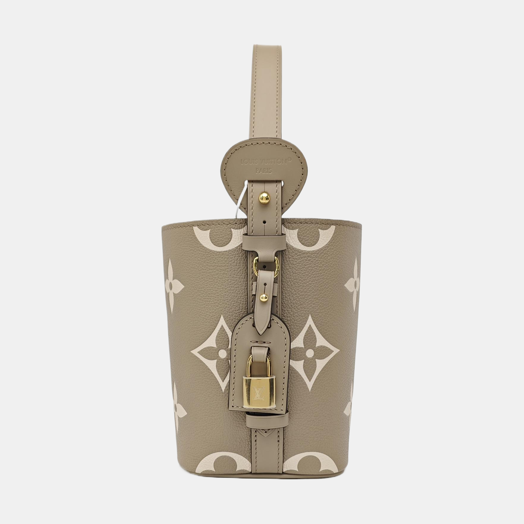 ALL IN BB Monogram Calfskin Gray