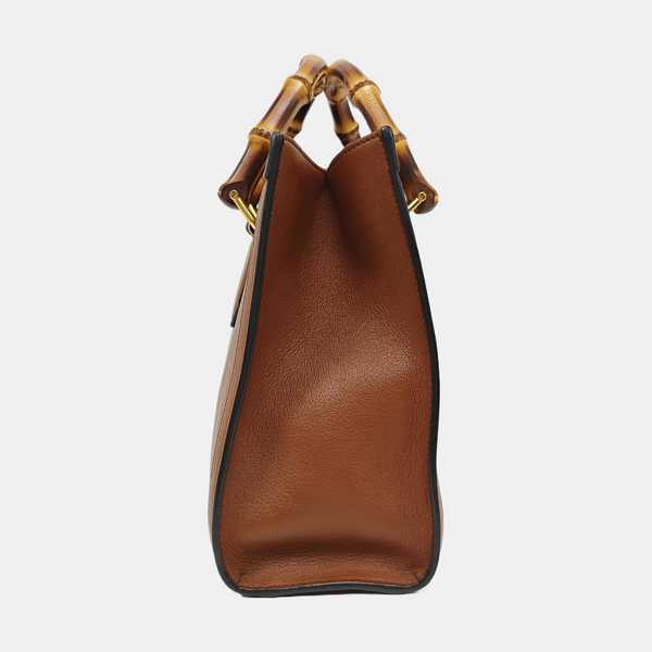 Diana Small Calfskin Brown