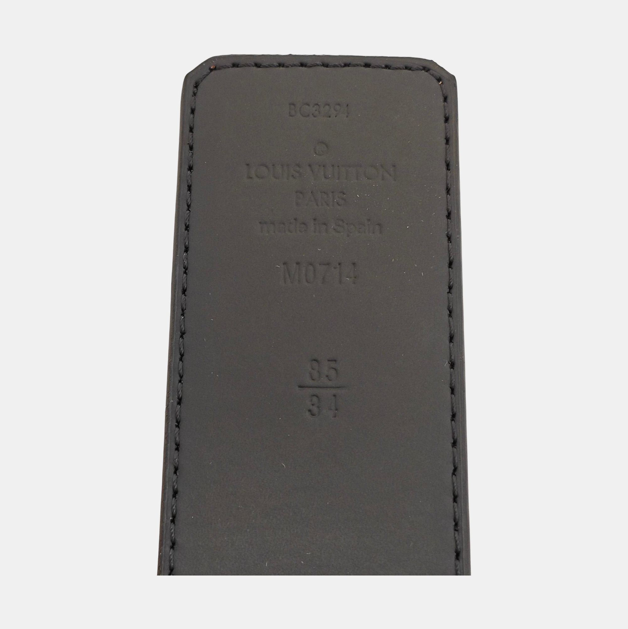 Coated Canvas Belt Black
