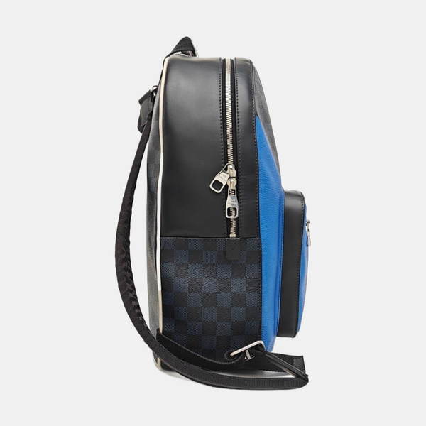 JOSH Damier Graphite Coated Canvas Black