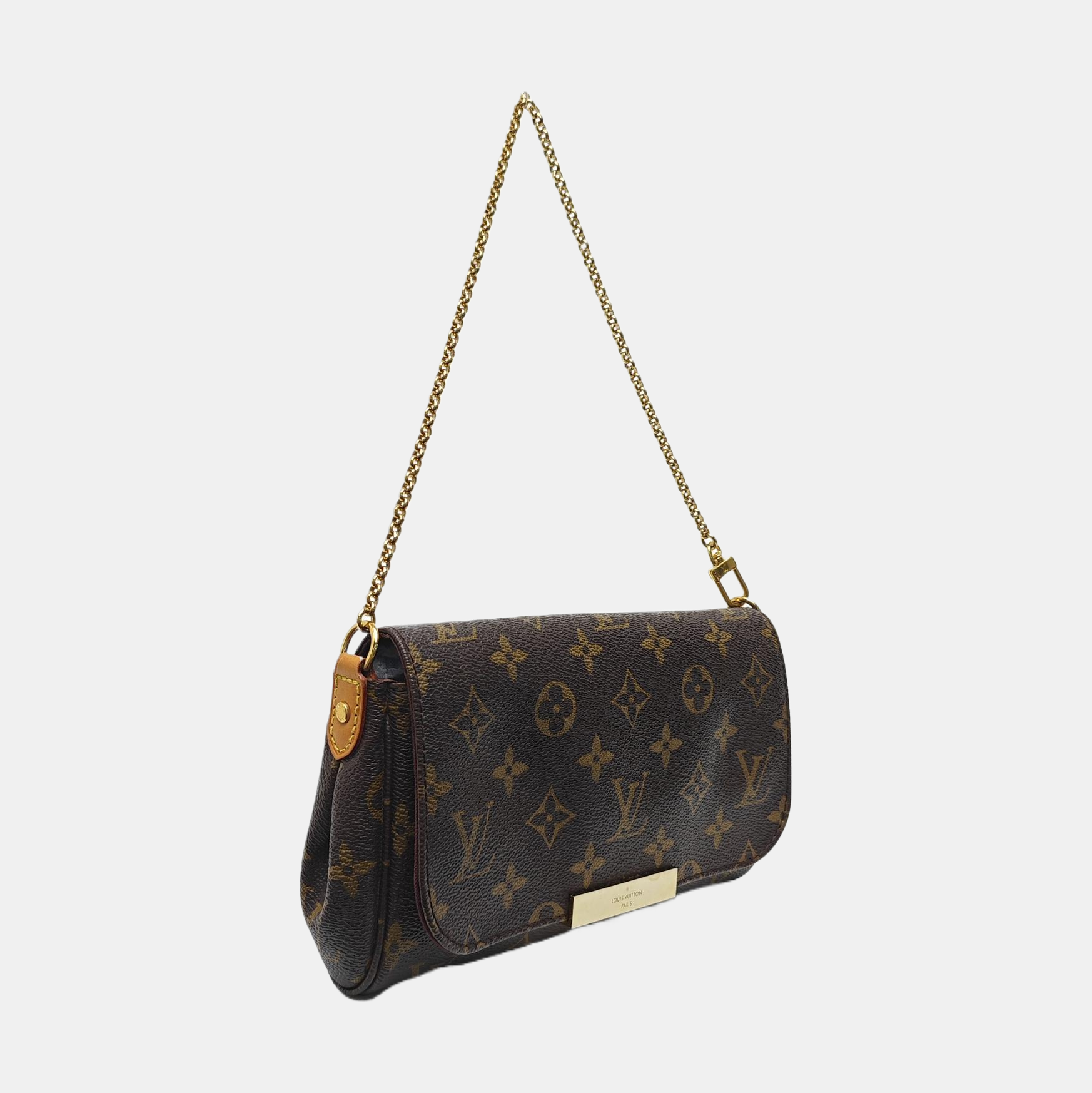 FAVORITE PM Monogram Coated Canvas Brown